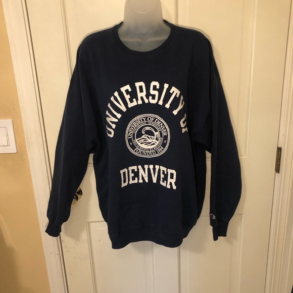 Vintage 2001 University of Denver Crew Neck Sweatshirt Size XL - Picture 1 of 9